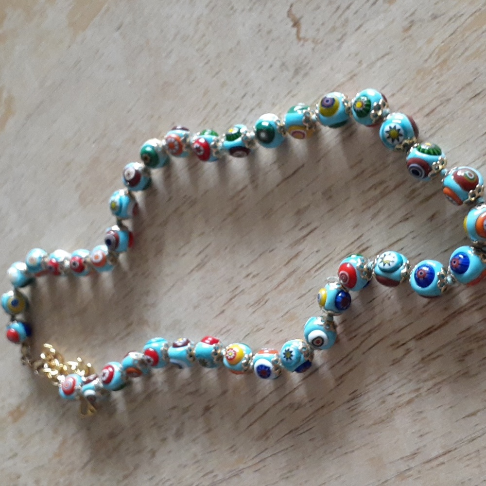 Colorful Adjustable Beaded Necklace R110 - Picture 9 of 9